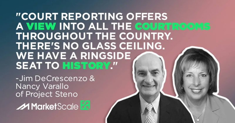 A Courtside Seat to History with Nancy Varallo & Jim DeCrescenzo of Project Steno
