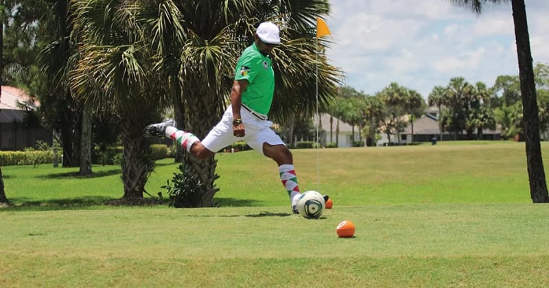 ASK MICKEY & GOOFY: SOCCER + GOLF = BEST GAME EVER INVENTED