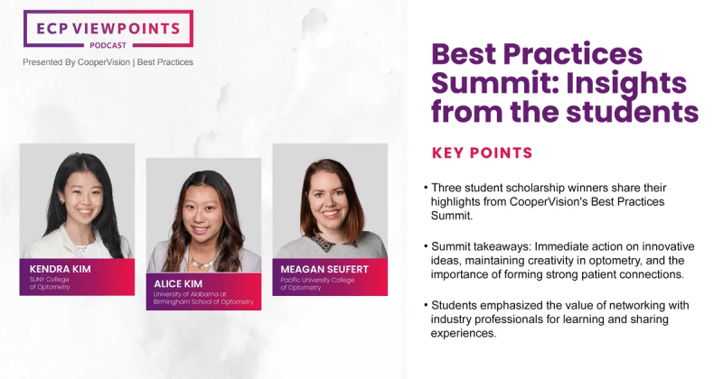 Best Practices Summit: Insights from the Students