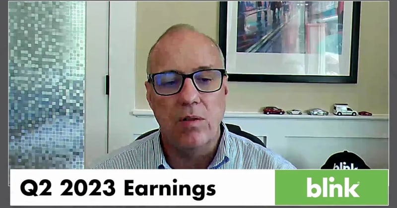 Blink Charging Q2 2023 Earnings – Brendan Jones, President & CEO