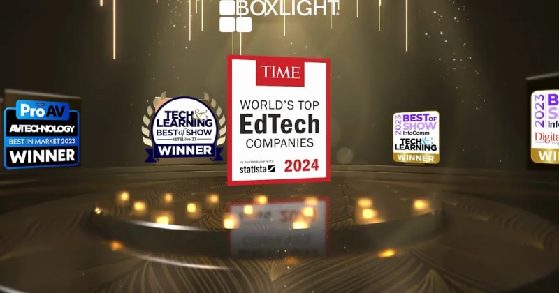 Boxlight Ranked Among TIME Magazine’s Prestigious Top 250 EdTech Companies