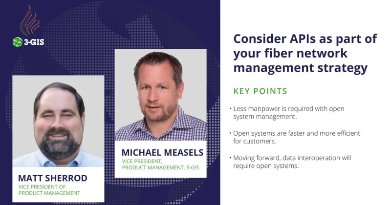 Consider APIs as part of your fiber network management strategy