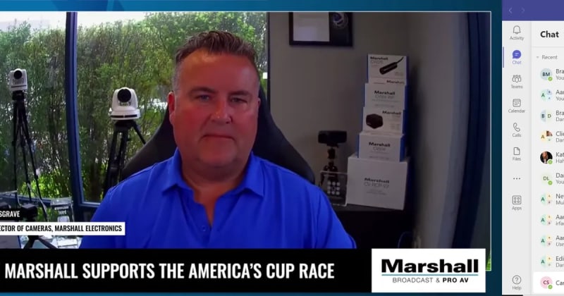 America’s Cup Race: Marshall’s Support