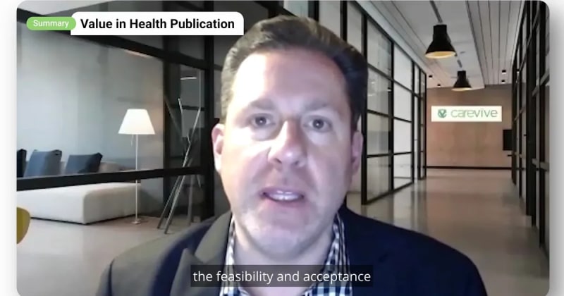 Value in Health Publication Summary
