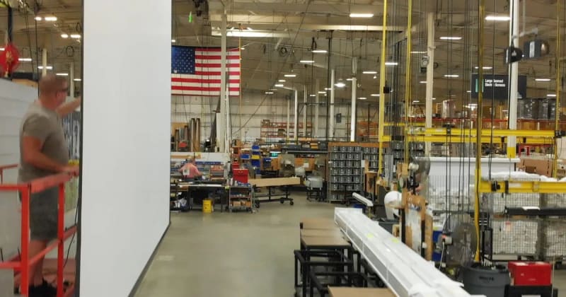 Draper Projection Screens-Designed, Engineered, and Assembled in the USA