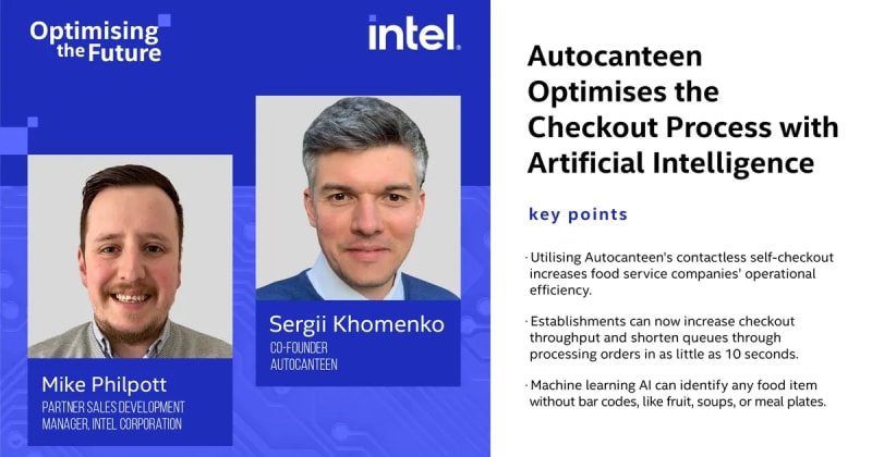 Autocanteen Optimises the Checkout Process with Artificial Intelligence