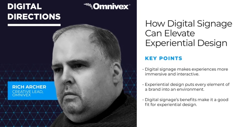 How Digital Signage Can Elevate Experiential Design
