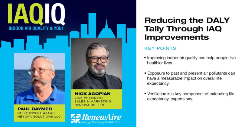 Reducing the DALY Tally Through IAQ Improvements