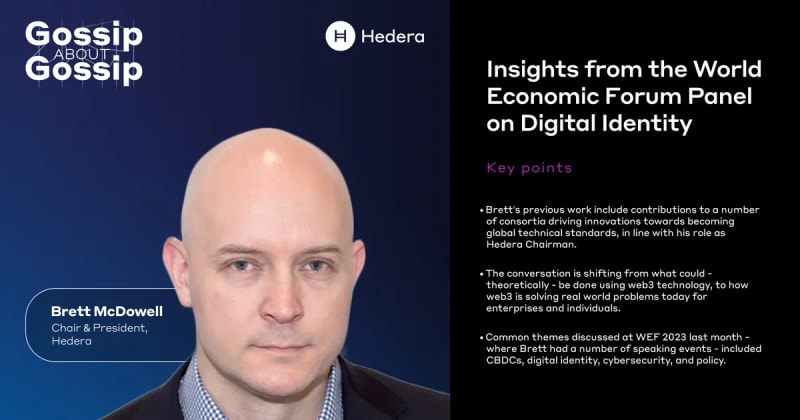 Insights from the World Economic Forum Panel on Digital Identity