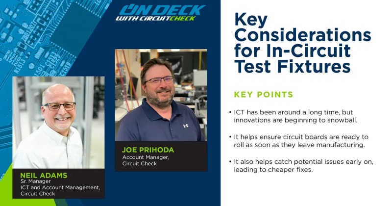 Key Considerations for In-Circuit Test Fixtures