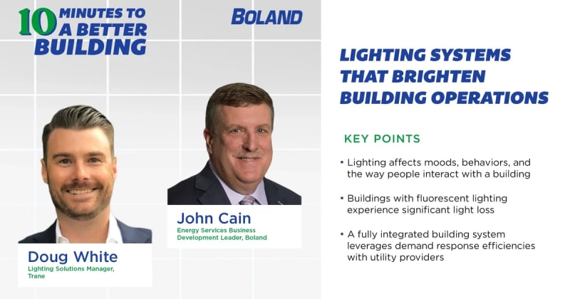 10 Minutes to a Better Building: Lighting Systems That Brighten Building Operations