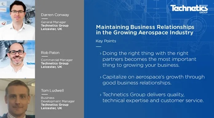 Getting Technetical: Maintaining Business Relationships in the Growing Aerospace Industry