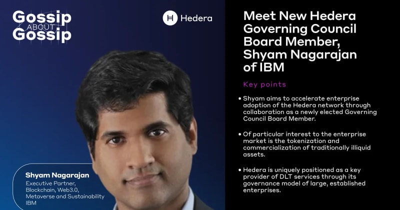 Gossip About Gossip: Meet the New Hedera Governing Council Board Member