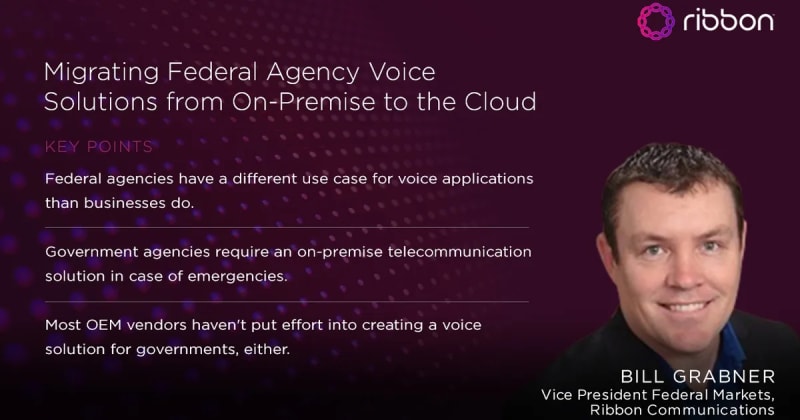 How Federal Agency Voice Solutions Went from On-Premise to the Cloud