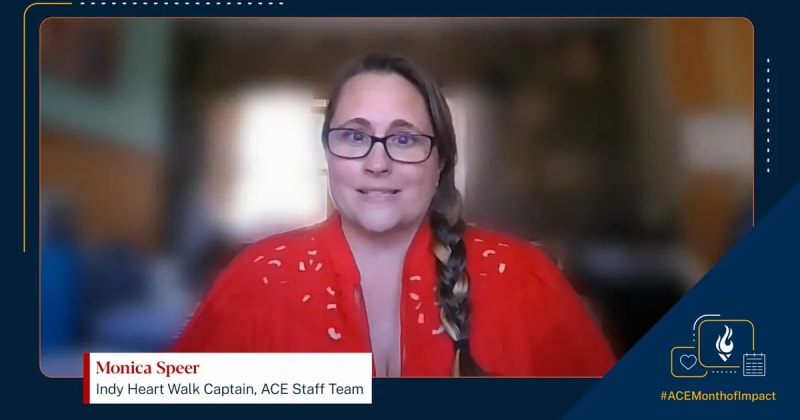 Monica Speer Discusses her Participation in the Indy Heart Walk