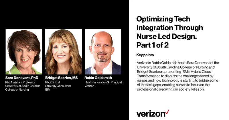 Optimizing Tech Integration Through Nurse Led Design. Part 1 of 2.