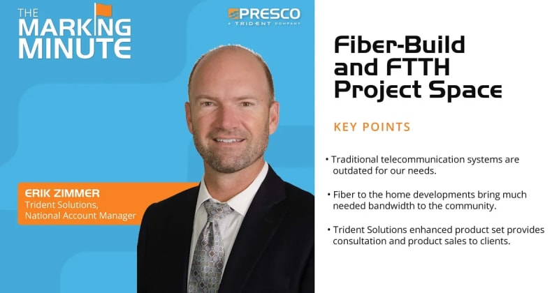 The Marking Minute -Presco: Fiber-Build and FTTH Project Space