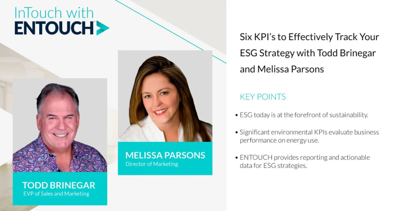 In Touch with ENTOUCH: Six KPIs to Effectively Track Your ESG Strategy