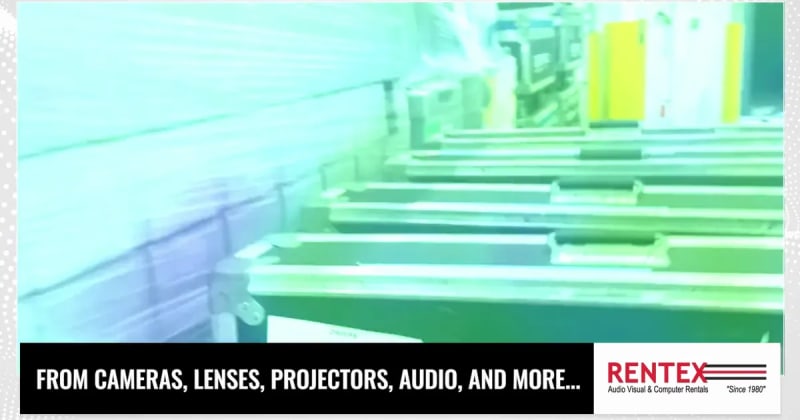 Rentex, Dallas Prepares Major AV Equipment Shipment