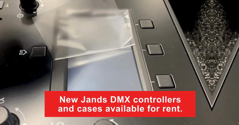 Rentex Unveils Jands DMX Controllers and Cases for Rental!