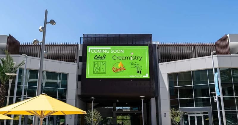 New Mixed-Use Destination in North Hollywood Integrates Digital Signage to Connect with Patrons