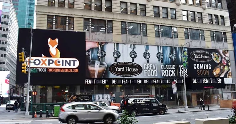 10 Times Square Gets Another LED Spectacular At New Yard House Restaurant