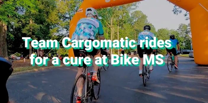 Team Cargomatic rides for a cure at Bike MS