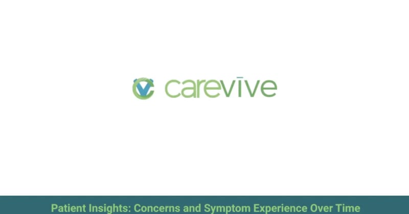 Patient Insights – Concerns and Symptom Experience over time