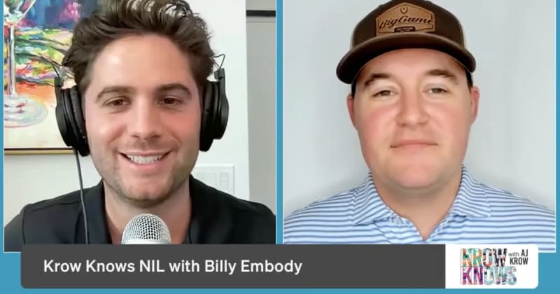 Cashing In on College: AJ Krow Talks NIL Dynamics with Billy Embody