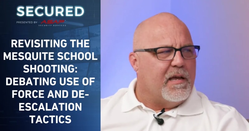 Revisiting the Mesquite School Shooting: Debating Use of Force and De-escalation Tactics