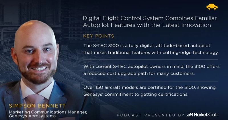 Digital Flight Control System Combines Familiar Autopilot Features with the Latest Innovation