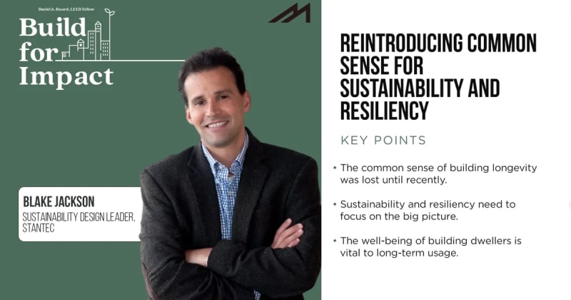 Reintroducing Common Sense for Sustainability and Resiliency