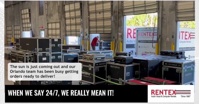 Sunrise Hustle: Rentex Orlando’s Nonstop Order Prep!