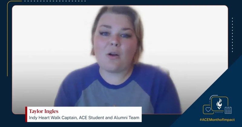 Taylor Ingles Discussed the Indy Heart Walk