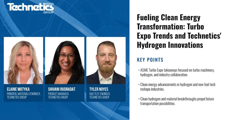 Fueling Clean Energy Transformation: Turbo Expo Trends and Technetics’ Hydrogen Innovations