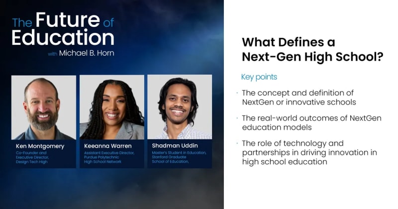 What Defines a Next-Gen High School?