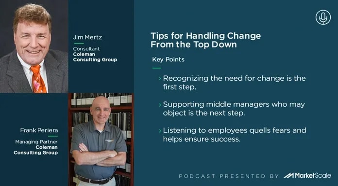 Tips for Handling Change From the Top Down