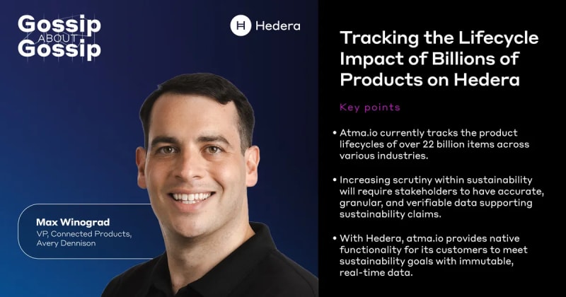 Tracking the Lifecycle Impact of Billions of Products on Hedera