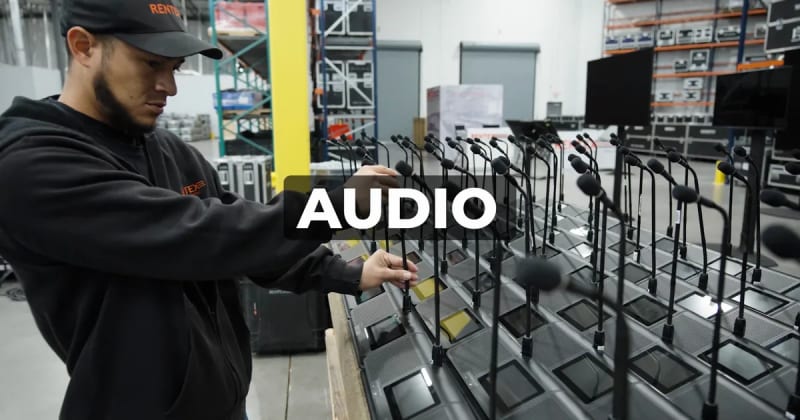 Turn Up the Volume with Rentex’s Premier Audio Equipment Rentals!