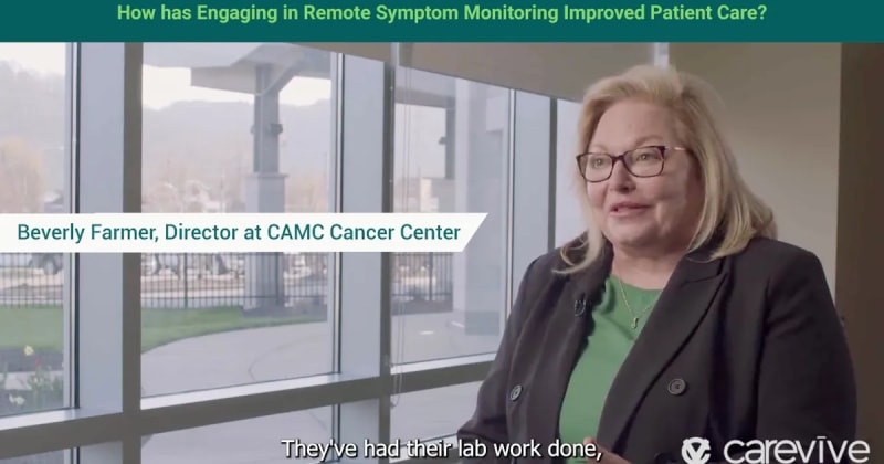 Value For Physicians: How has Engaging in Remote Symptom Monitoring Improved Patient Care?