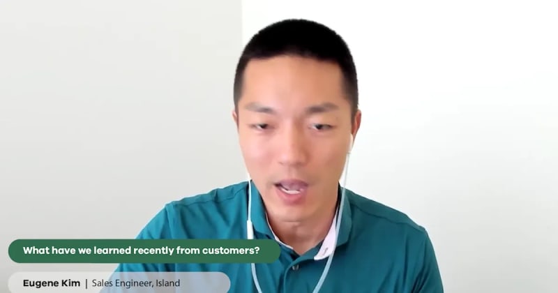 What have we learned recently from customers? Eugene Kim