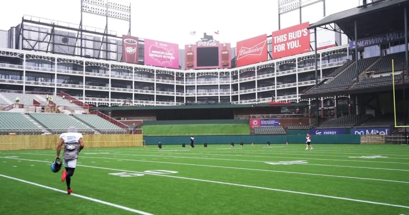Transforming Globe Life Park for the XFL’s Dallas Renegades