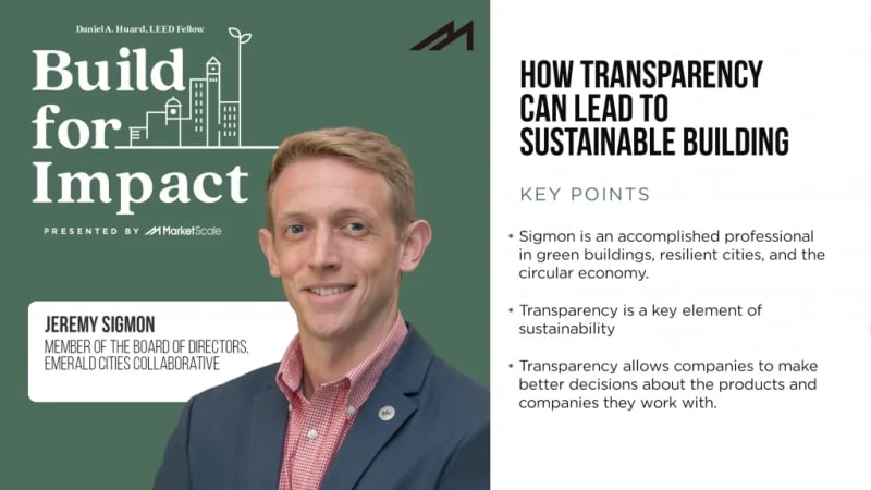 How Transparency Can Lead to Sustainable Building