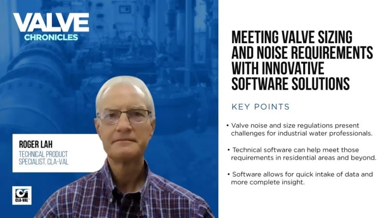 Meeting Valve Sizing and Noise Requirements with Innovative Software Solutions