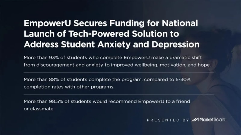 EmpowerU Launches Tech-Powered Solution to Address Student Anxiety and Depression