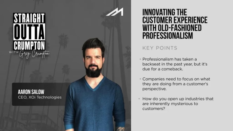Innovating the Customer Experience with Old-Fashioned Professionalism