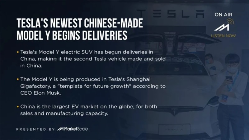 Tesla’s Newest Chinese-Made Model Y Begins Deliveries