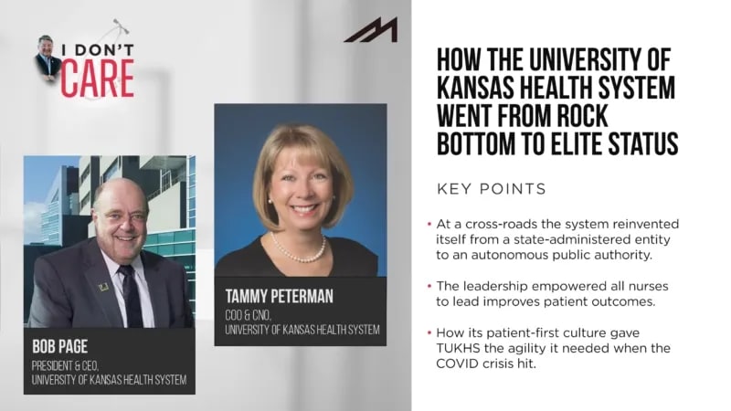 How the University of Kansas Health System Went From Rock Bottom to Elite Status