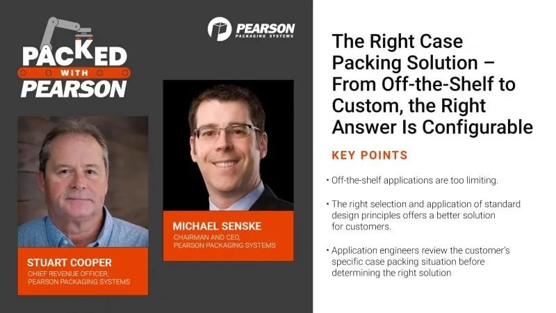 The Right Case Packing Solution – From Off-the-Shelf to Custom, the Right Answer Is Configurable
