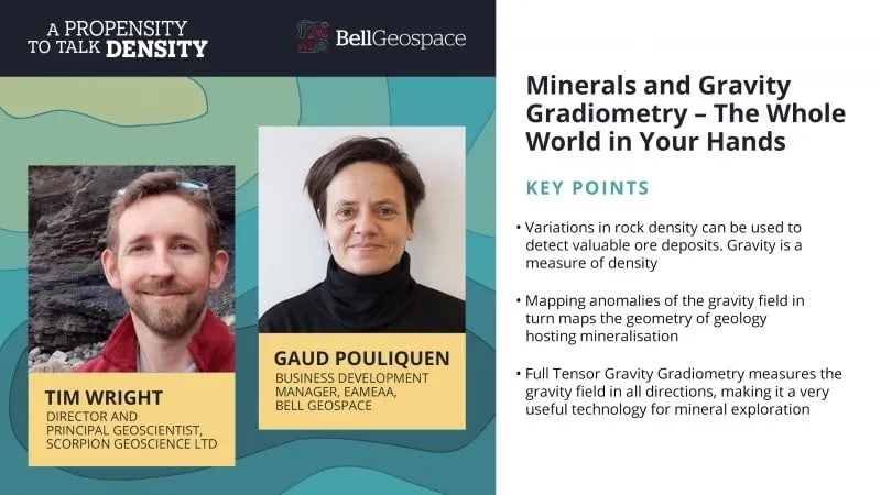 Minerals and Gravity Gradiometry – The Whole World in Your Hands